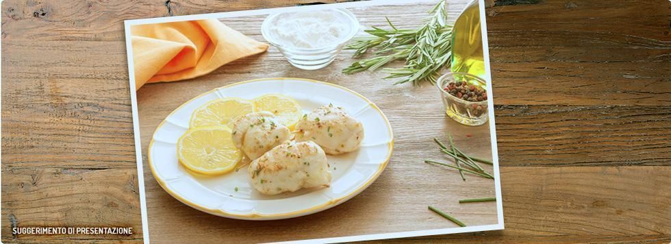 Involtini di pollo al limone e formaggi