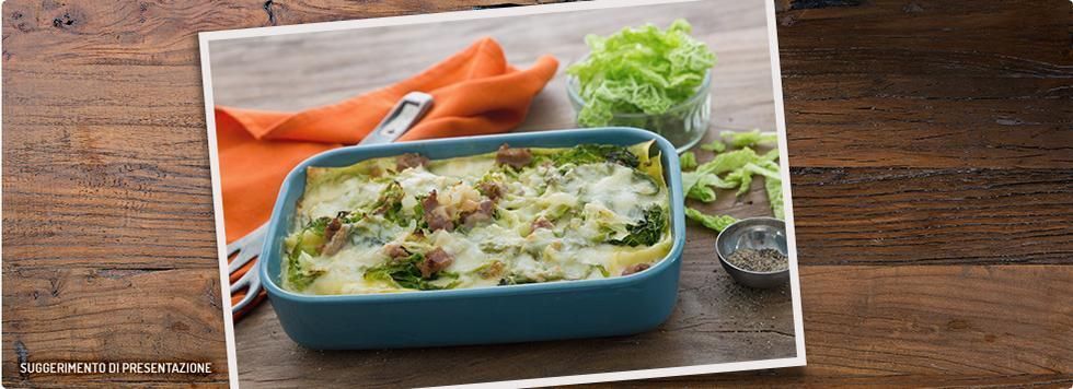 Lasagne verza e salsiccia
