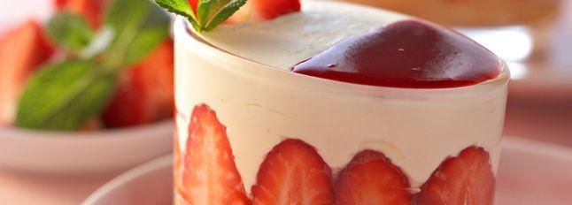 Tiramisu' fragole e menta