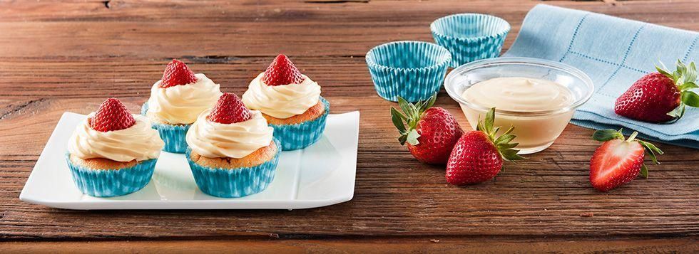 MUFFIN ALLA VANIGLIA CON CREMA AL MASCARPONE