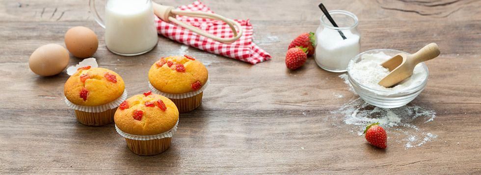 Muffin alle fragole