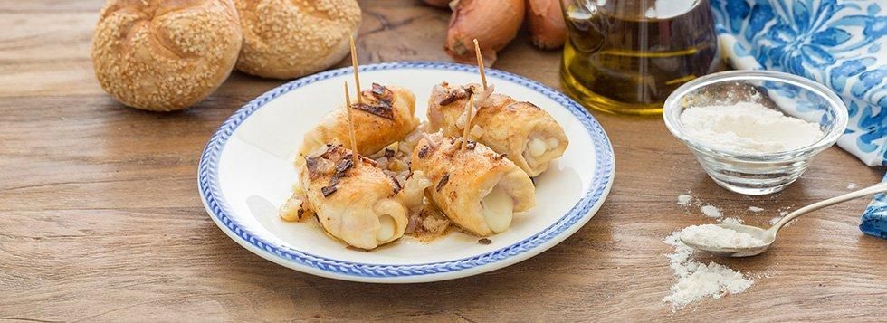 Involtini di pollo ripieni di Galbanino e menta