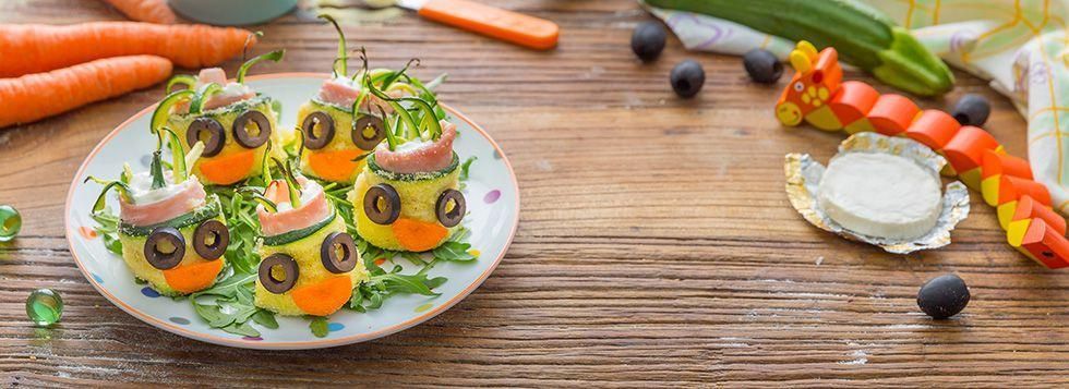 Involtini di zucchine e formaggino