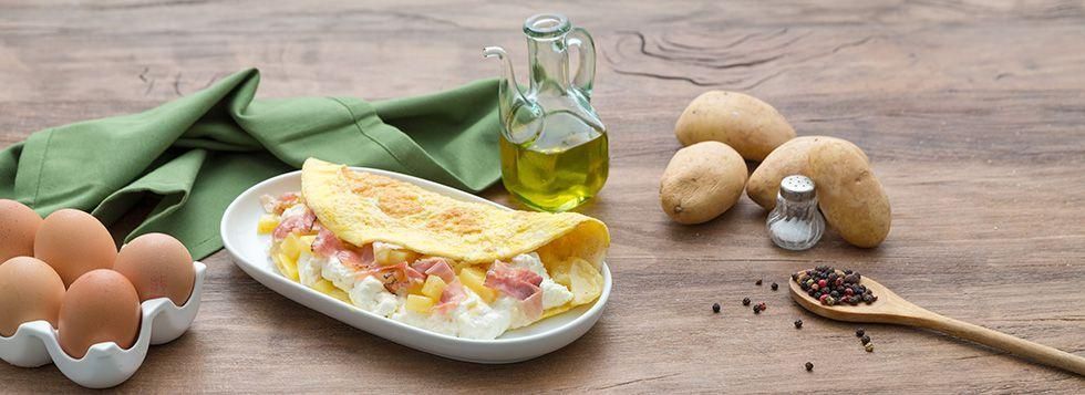 Omelette con patate