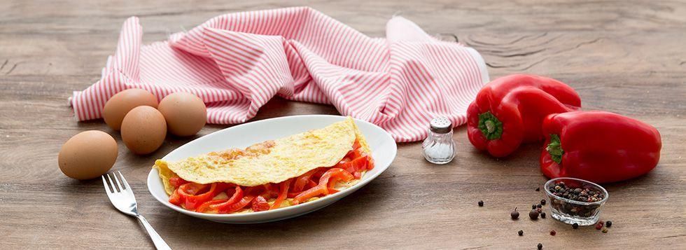 Omelette vegetariana