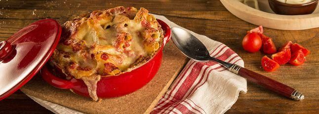 Maccheroni pasticciati ai 3 formaggi