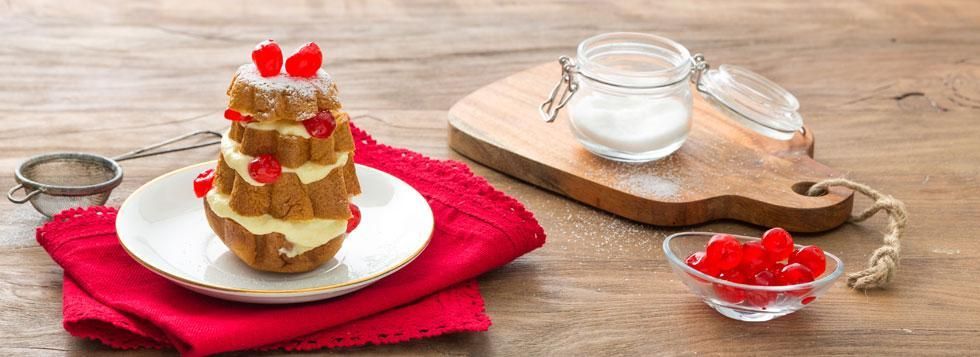 Pandoro alla crema di mascarpone