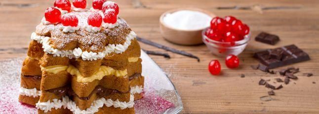 Pandoro farcito con Crema alla Ricotta