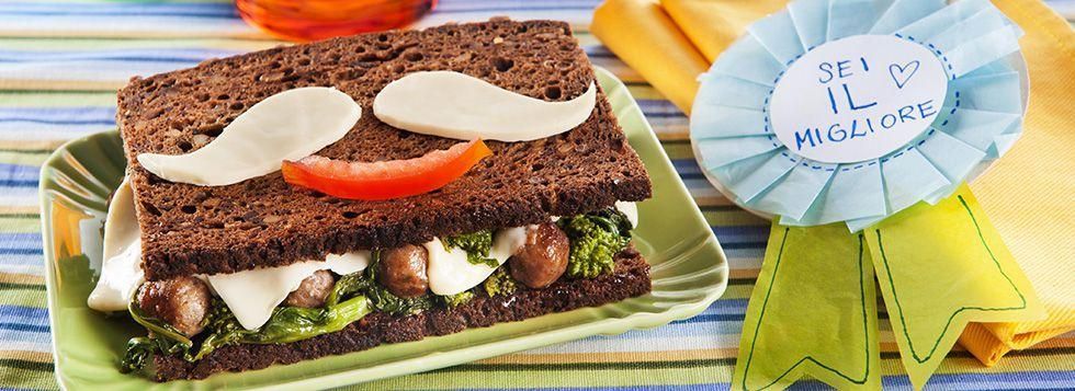 Panino baffuto del papà 