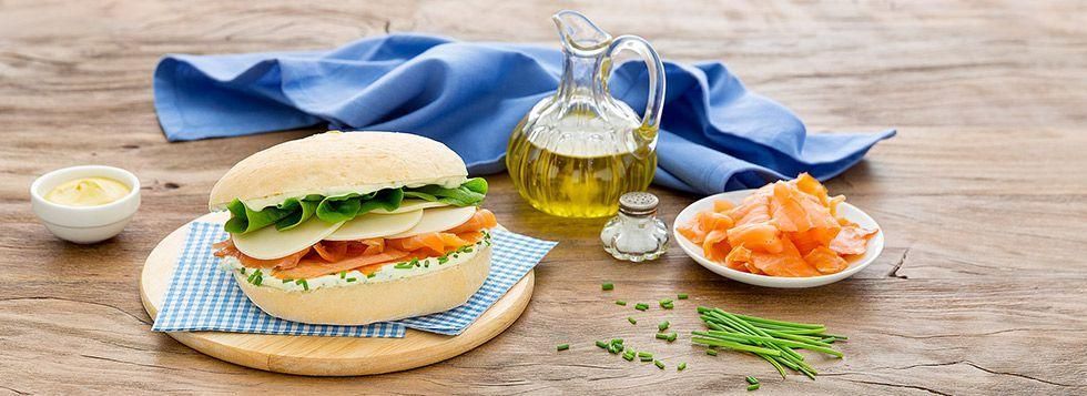 Panino al salmone