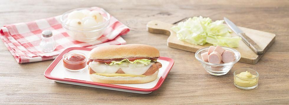 Panino con il würstel