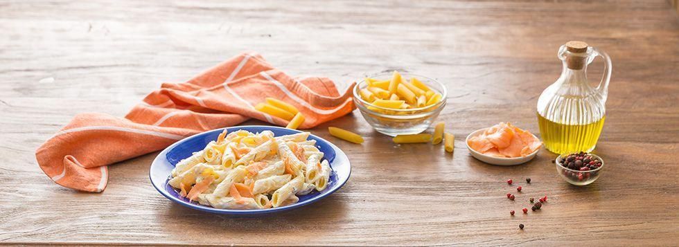 Pasta fredda al salmone