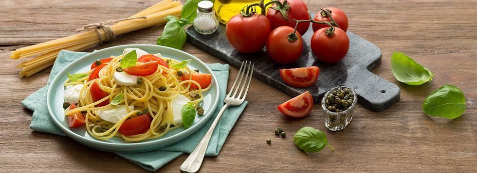Pasta con mozzarella
