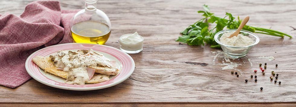 Petto di pollo ai funghi