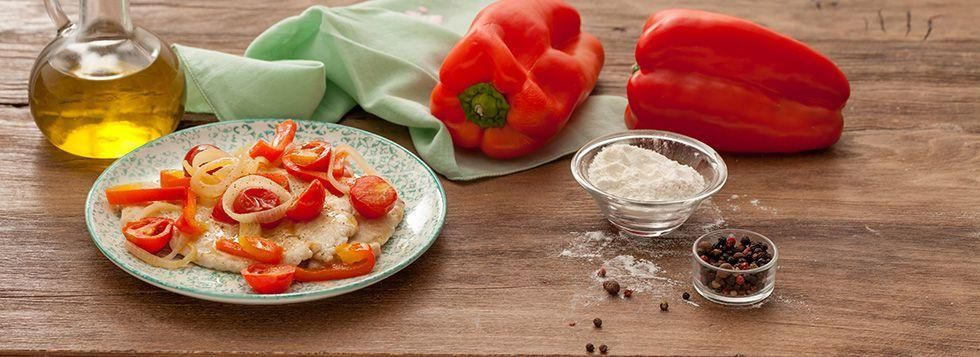 Petto di pollo con peperoni