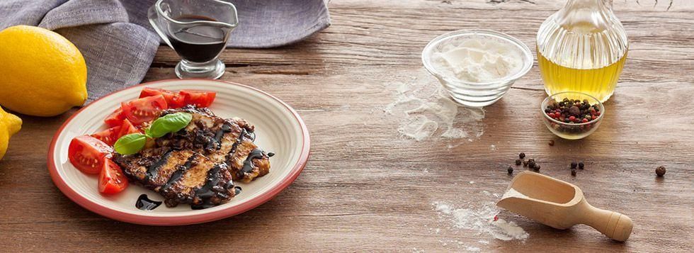 Petto di pollo all'aceto balsamico