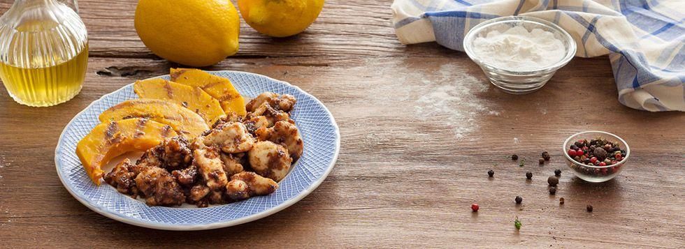 Petto di pollo con salsa di soia