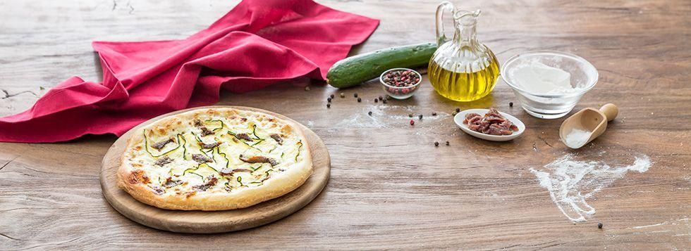 Pizza con Stracchino