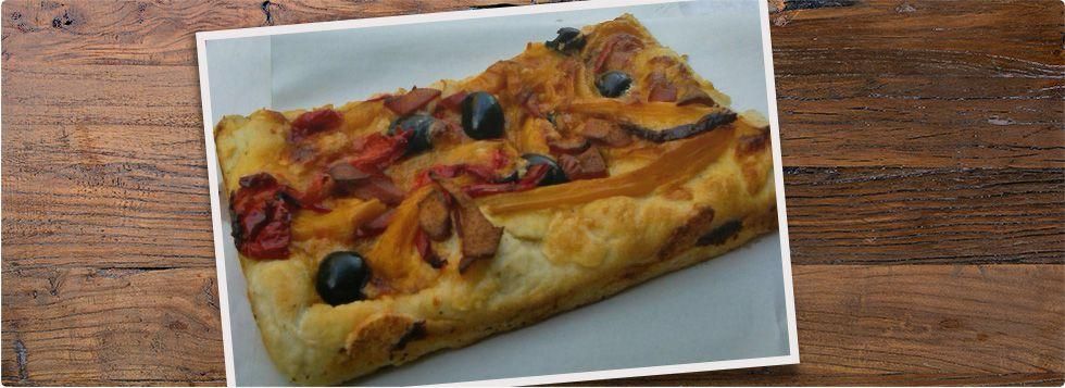 Pizza peperoni e Galbanino