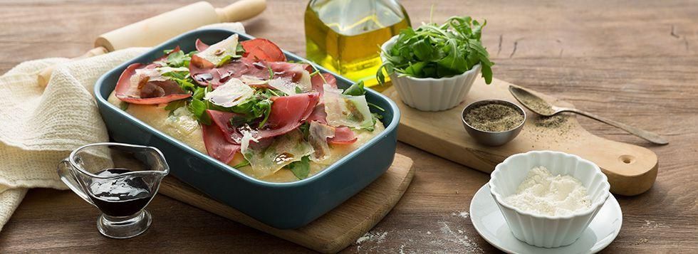 Pizza bresaola e rucola