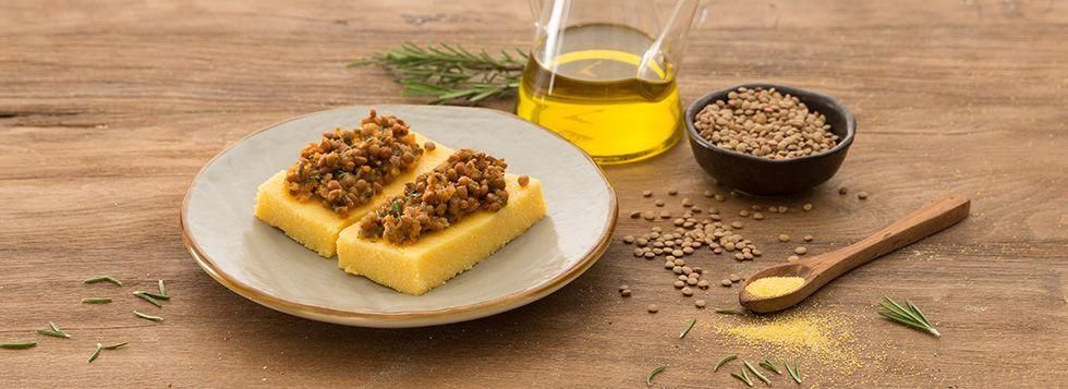 Polenta e lenticchie