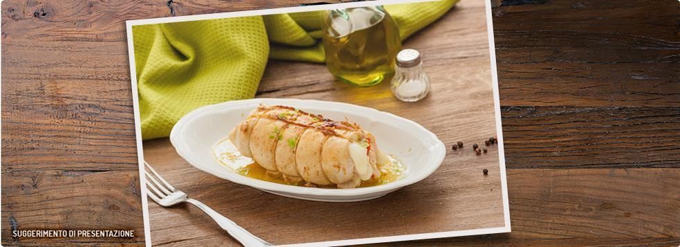 Rotolo di Pollo ripieno al forno