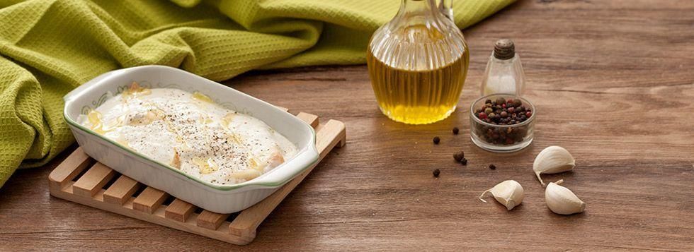 Petto di pollo con salsa alla panna