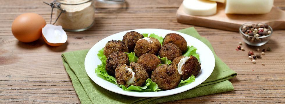 Polpette con cuore filante di Galbanino