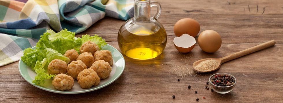 Polpette di petto di pollo