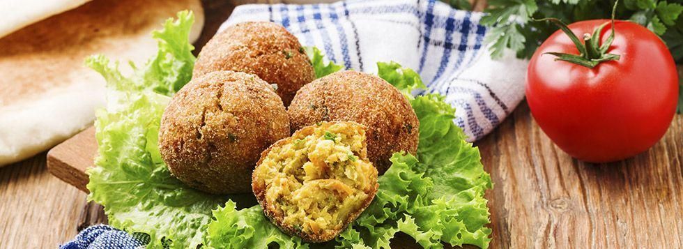 Polpettine di ceci con formaggino