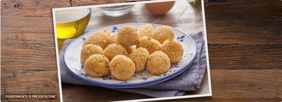 Polpette di quinoa farcite con Galbanino