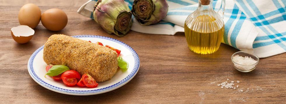 Polpettone con carciofi
