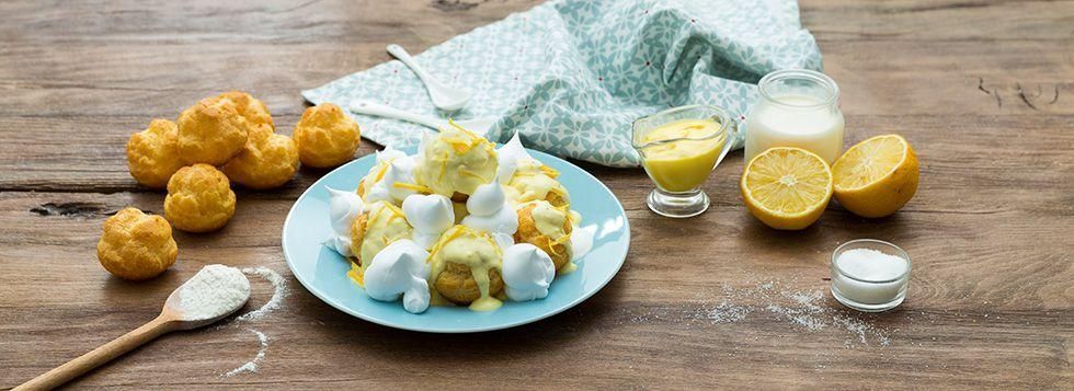 Profiteroles al limone