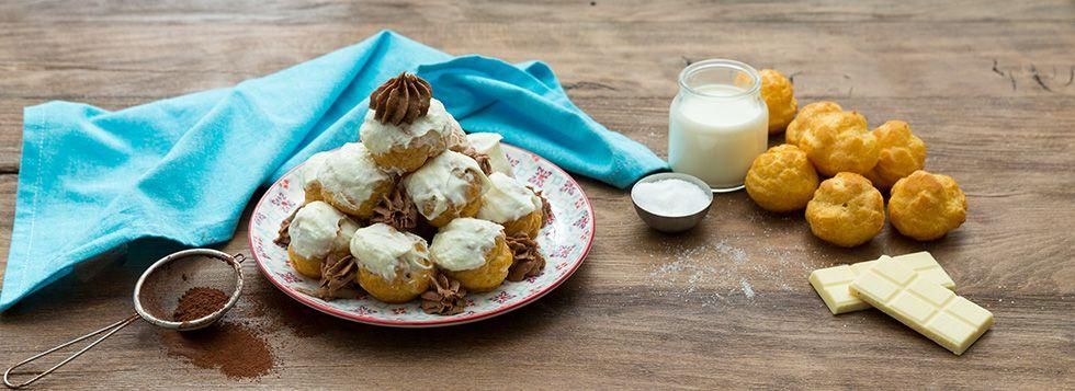 Profiteroles bianco