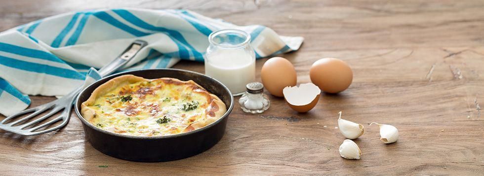 Quiche con broccoli