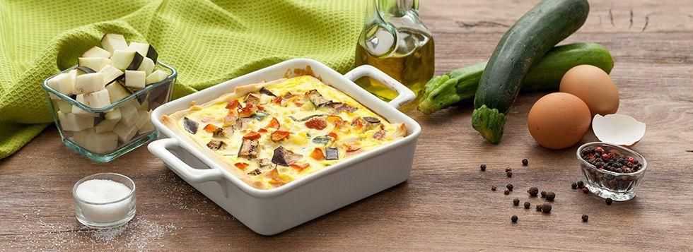 Quiche lorraine alle verdure