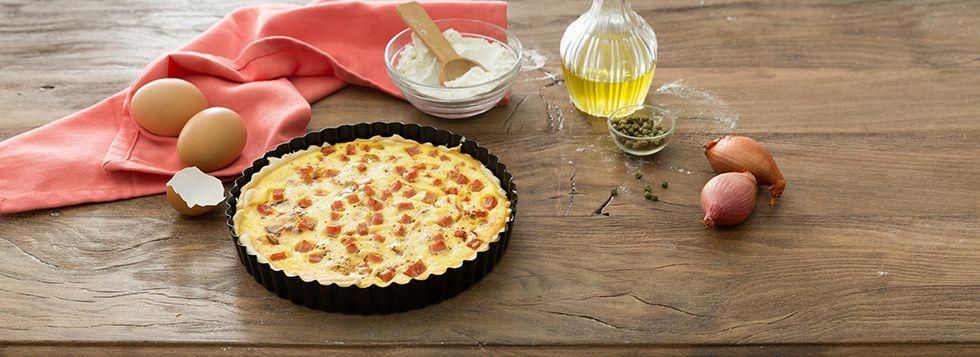 Quiche lorraine senza panna