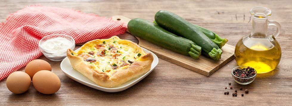 Quiche zucchine e speck