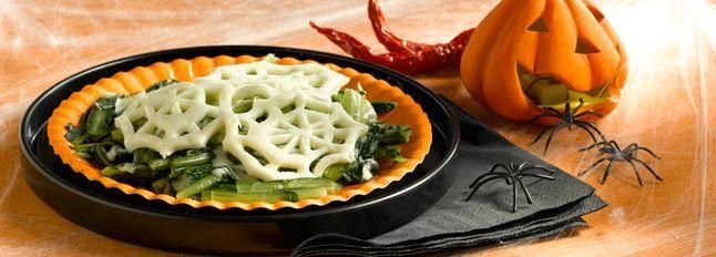 Ragnatele di Galbanino su cicoria ripassata