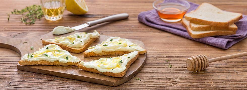 Crema di formaggio al miele
