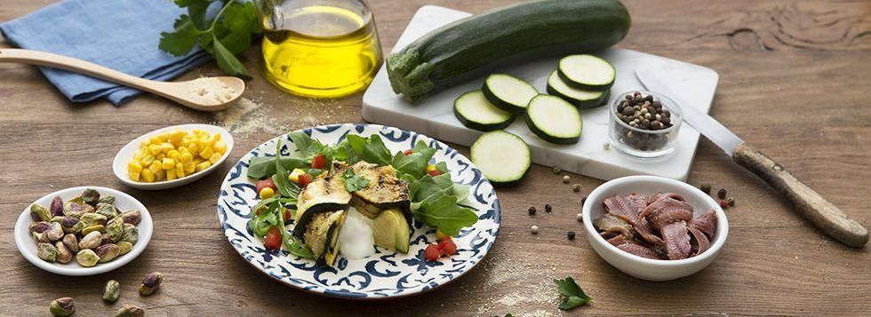 Sformatino di zucchine certosino e acciughe