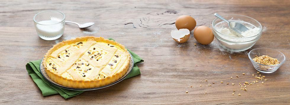 Crostata di ricotta e cioccolato