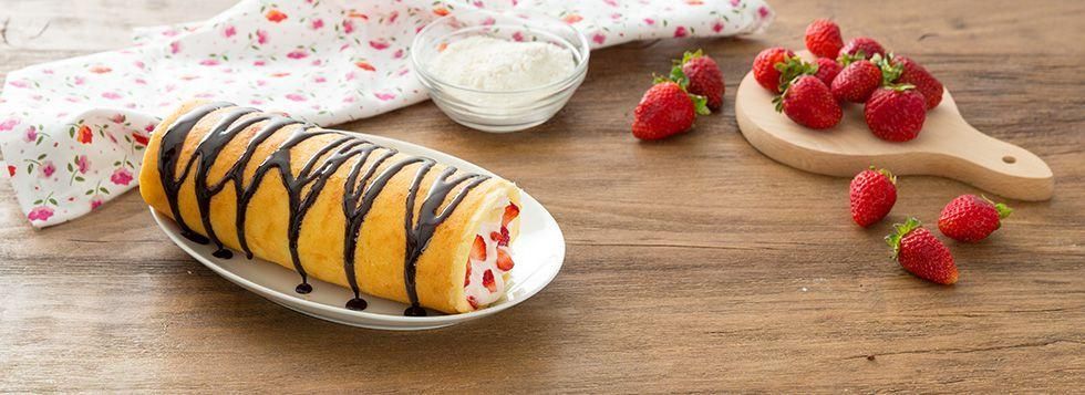 Rotolo alle fragole