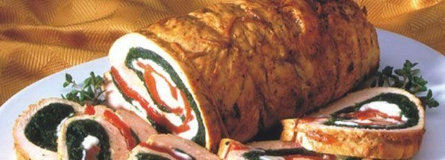 Roule' di tacchino tricolore