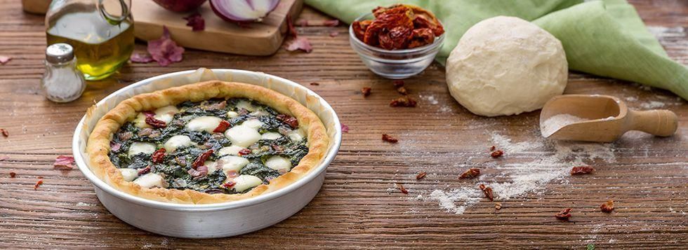 Torta rustica spinaci e Galbanino