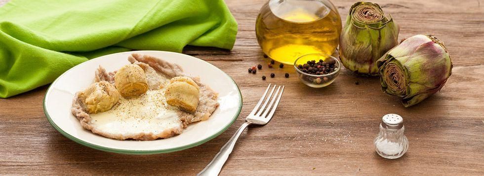 Scaloppine ai carciofi