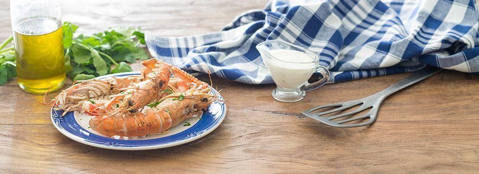 Scampi alla griglia