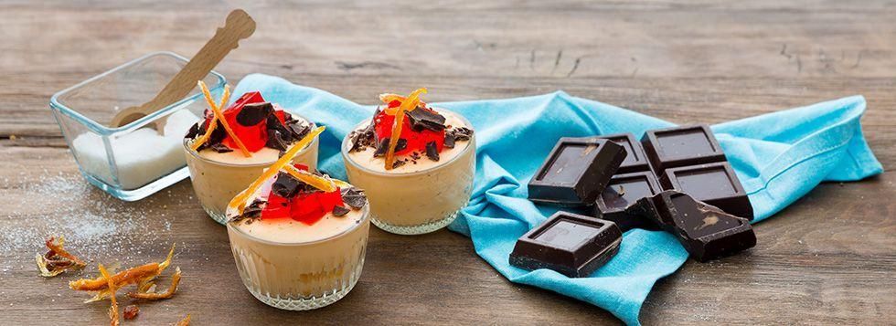 Semifreddo all'arancia