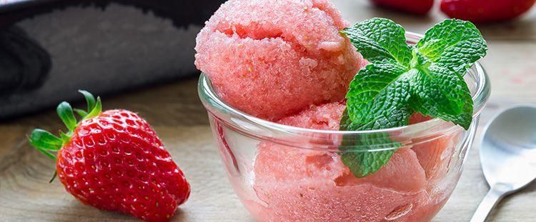 Sorbetto alla fragola
