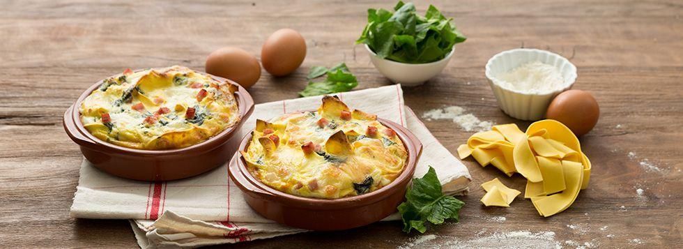 Soufflé di tagliatelle